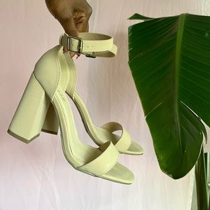 Nude Heel with Strap